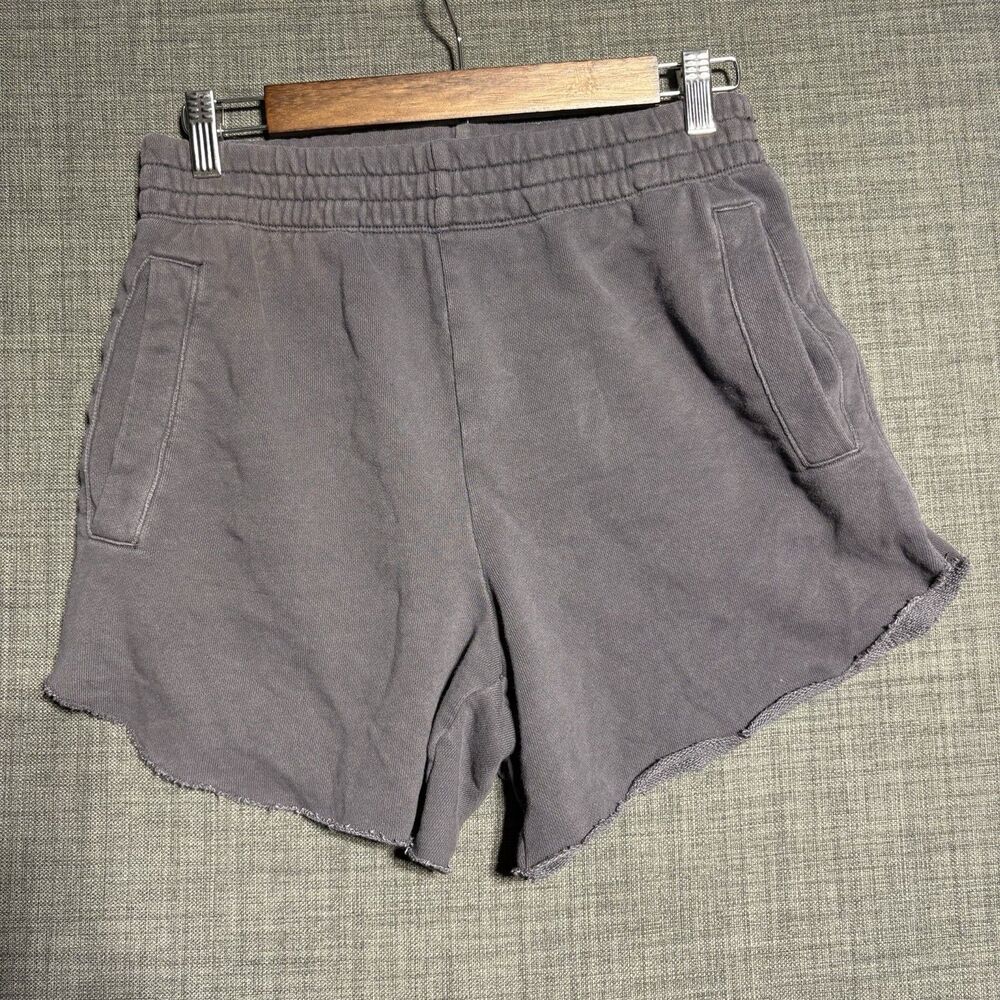 Aerie Shorts Womens Size Small Gray High Rise Lounge Sweat Beach Casual Pockets
